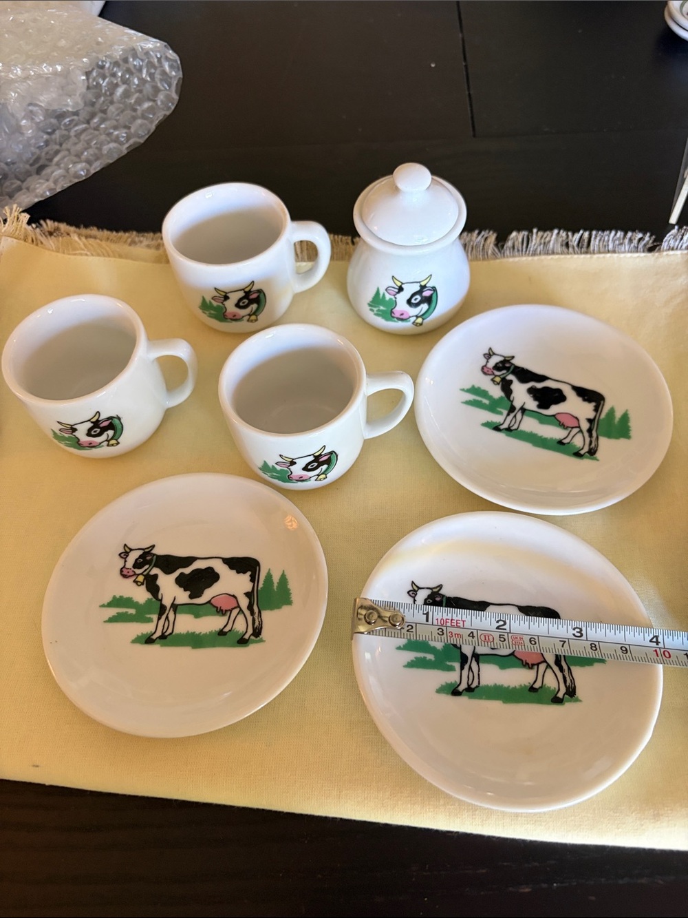 Cow tea set